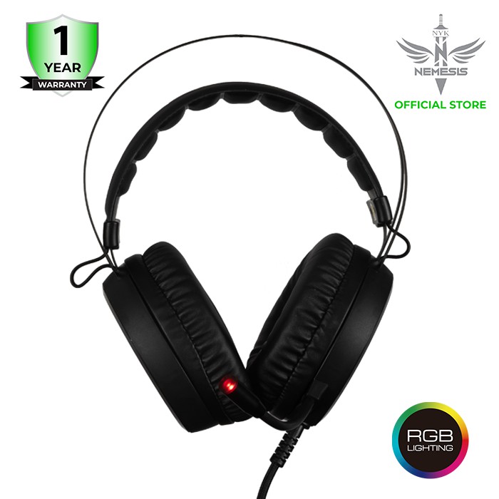 Headset Gaming RGB NYK Rubick HS N09 Headset Pc Laptop Hp