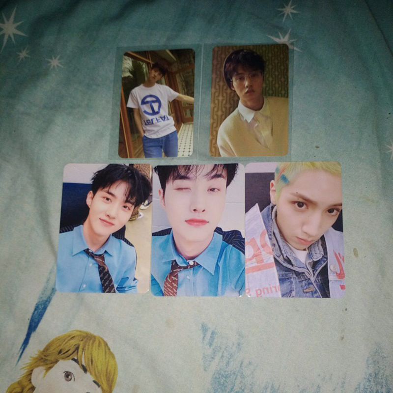 Pentagon Photocard Yeo One Changgu Wooseok Positive Thumbs Up