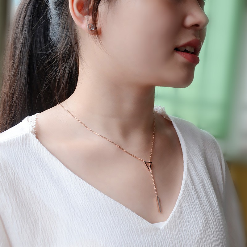 [New] Kalung fashion aksesoris titanium mini korea hadiah wanita cewek anti karat KK132