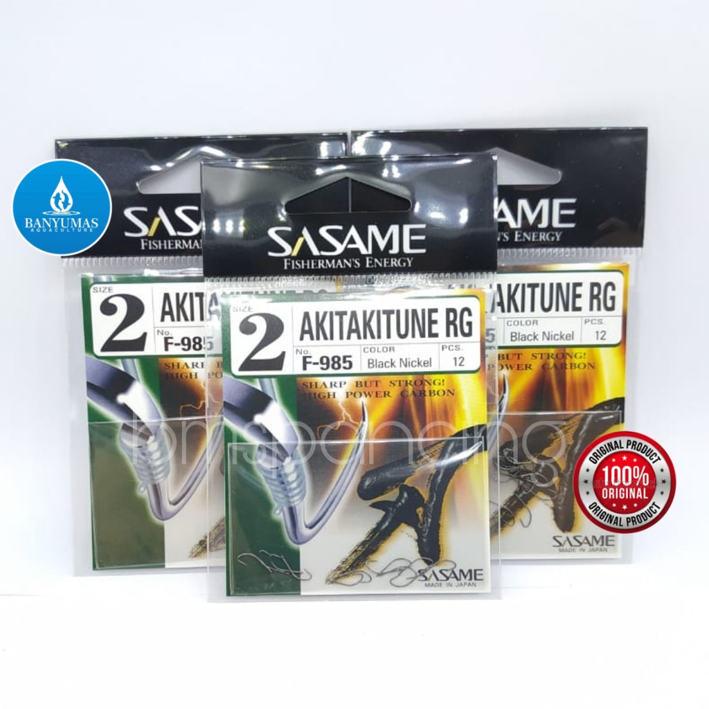 B129 Mata Kail Pancing Sasame Akitakitune RG F-985 Asli Original Jepang