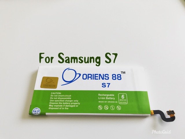 (P) Baterai batre battery Samsung Galaxy S7 double power/IC oriens88