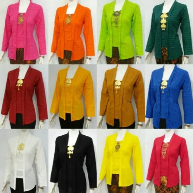 Kutubaru lengan panjang full embos (bph) atasan saja