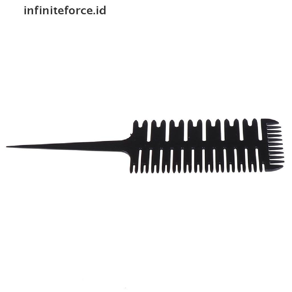 Infiniteforce.id 1pc Sisir Cat Rambut Bentuk Tulang Ekor Untuk Salon / Barber