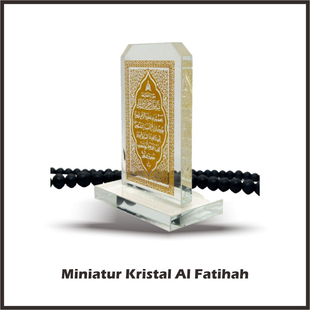 Miniatur Kristal Kotal Al Fatihah New Produk Jadilah Yang Pertama Mengulas Produk Ini1x Diliha
