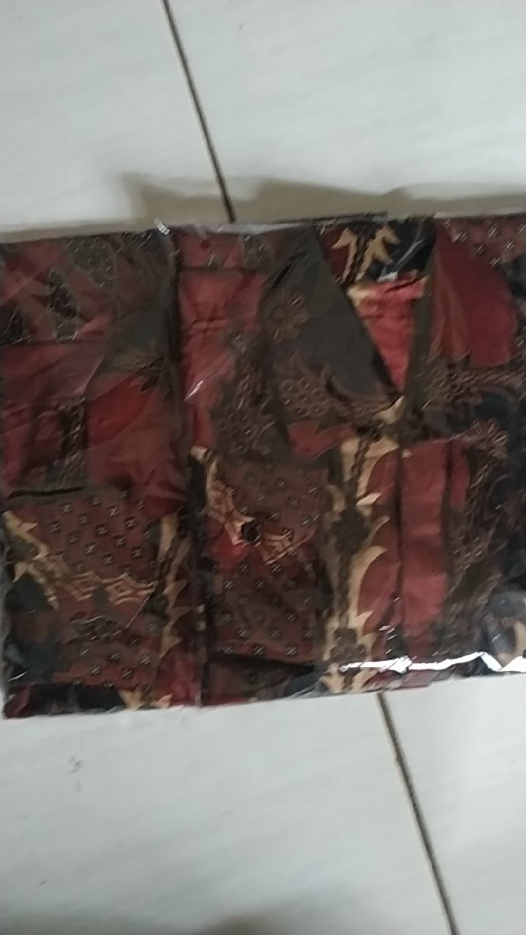 Kemeja Batik Pria Lengan Panjang Size M L Xl Xxl