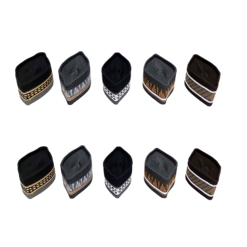 PECI SONGKOK RAJUT PARAHIYANGAN PREMIUM WARNA MOTIF RAJUT / Songkok Parahiyangan Kopiah HAJI IMING / KOPYAH HAJI Peci Rajut Motif Periangan