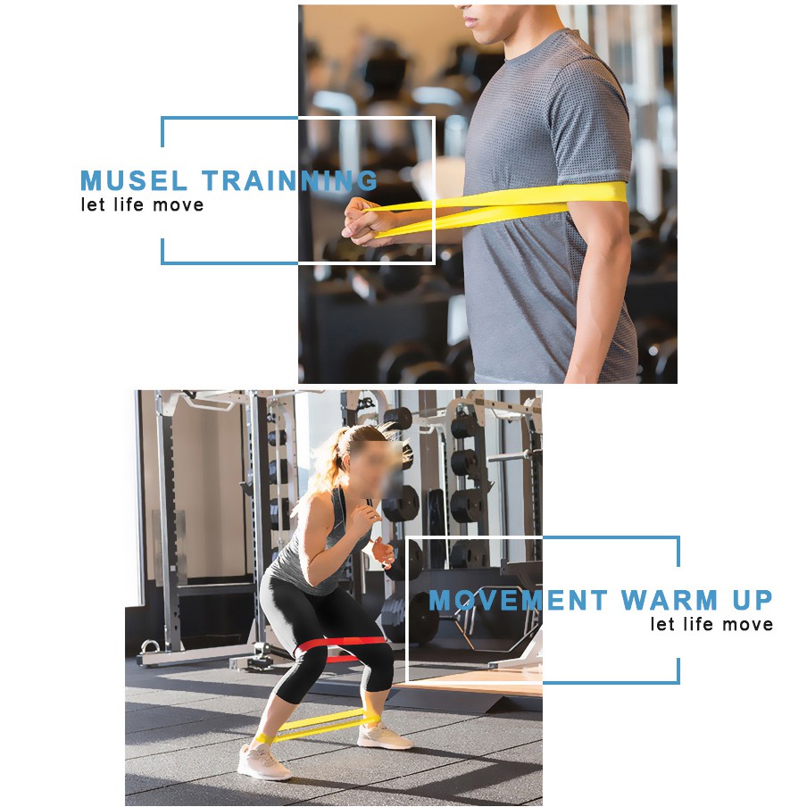 Band Loop Tension Rope Fitness - Blue