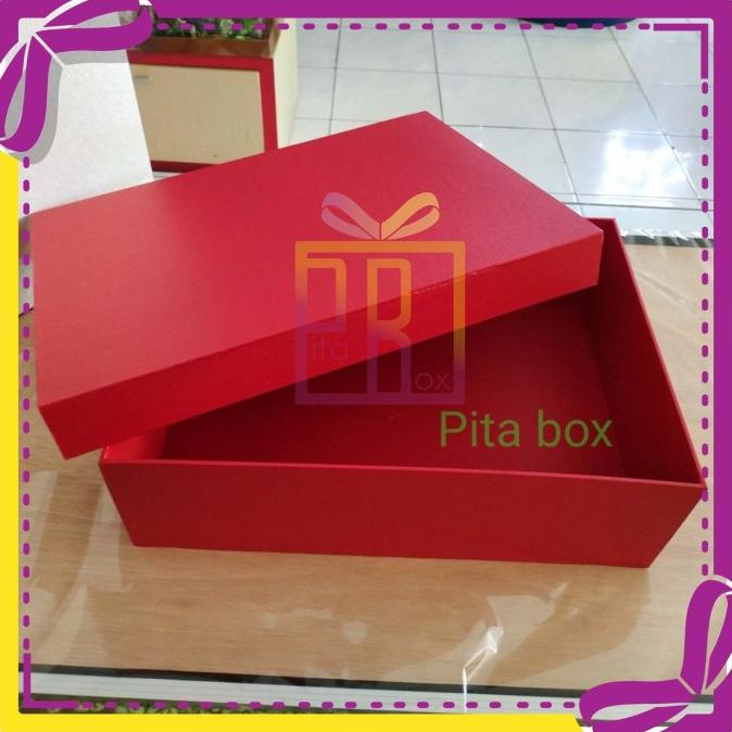

[COD] Kotak box eksklusif FREE pita / kotak kado 37x27x11 [COD]