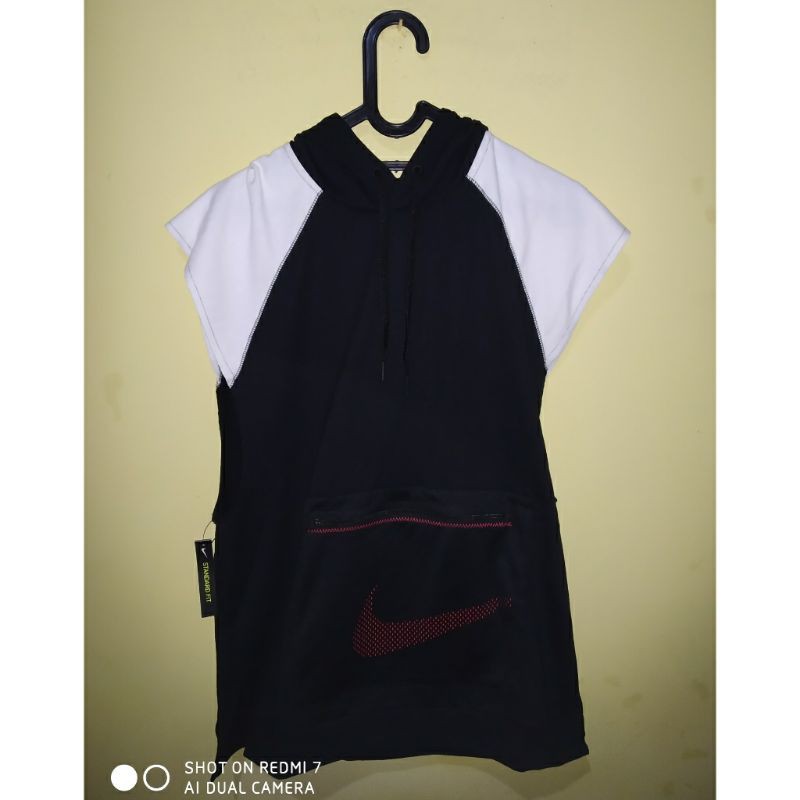 Jacket Nike Dri FIT Men Sleeveless Fleece Training Hoodie Original