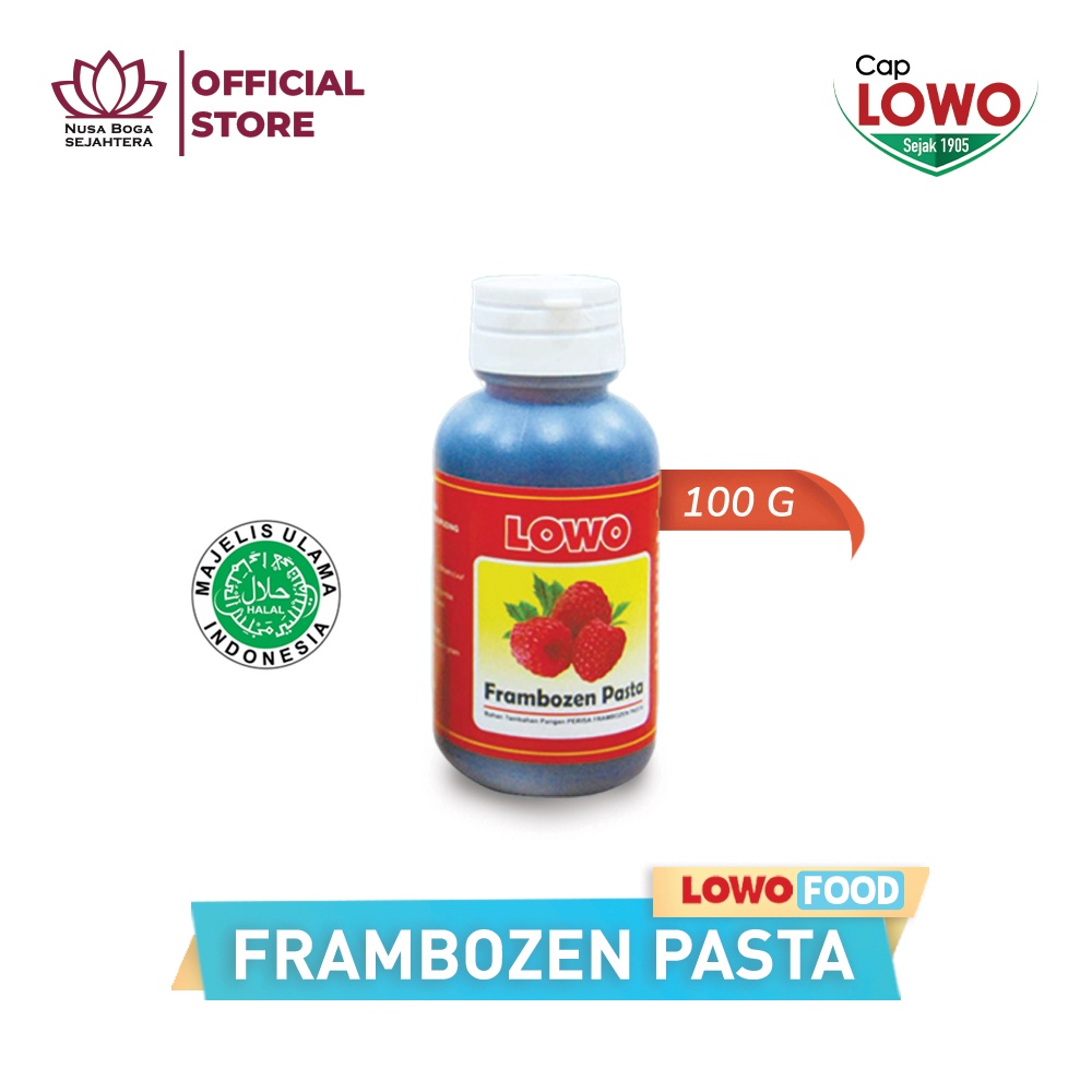 

PERISA PASTA FRAMBOSEN CAP LOWO 60ml - Perasa Makanan, Penguat Aroma Makanan