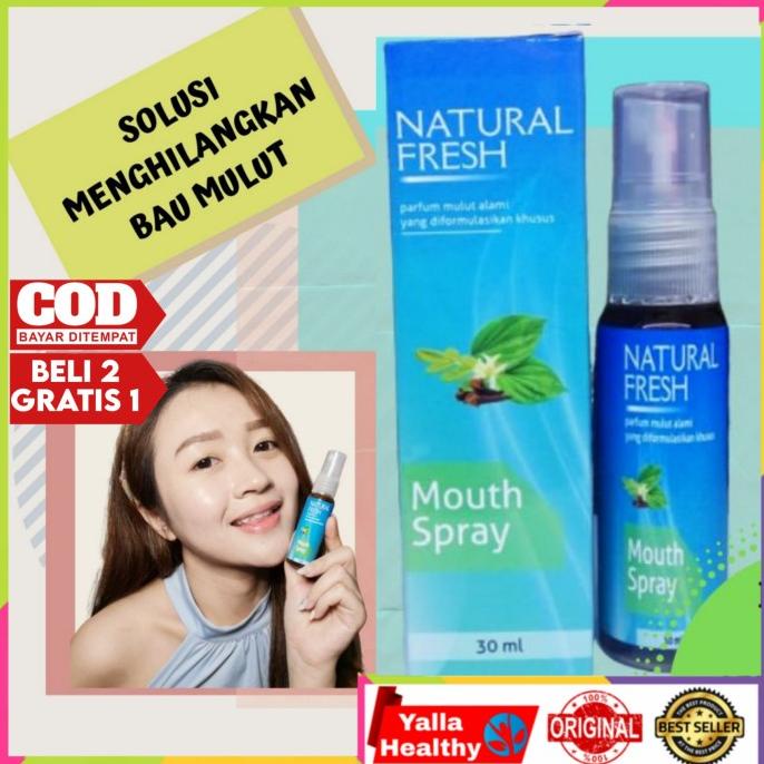 Natural Fresh Parfum Mulut Menyegarkan & Menghilangkan Bau Mulut