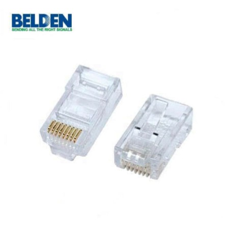 Connector modular plug rj45 belden cat5e utp 50pc ap700007 original - Konektor lan cat 5 5e