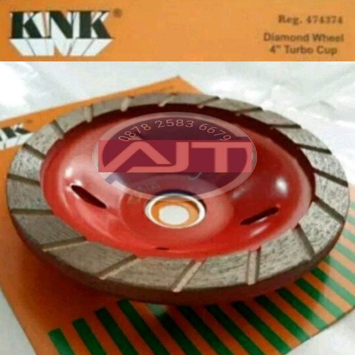 BATU GERINDA MANGKOK 4 INCH KNK TURBO MATA GERINDA MANGKOK Batu gurinda mata gurinda Poles Batu