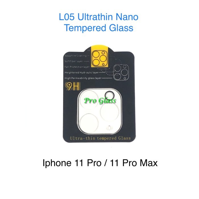 L05 Iphone 11 / 11 PRO / 11 PRO MAX Camera Lens Glass Protector Full Frame