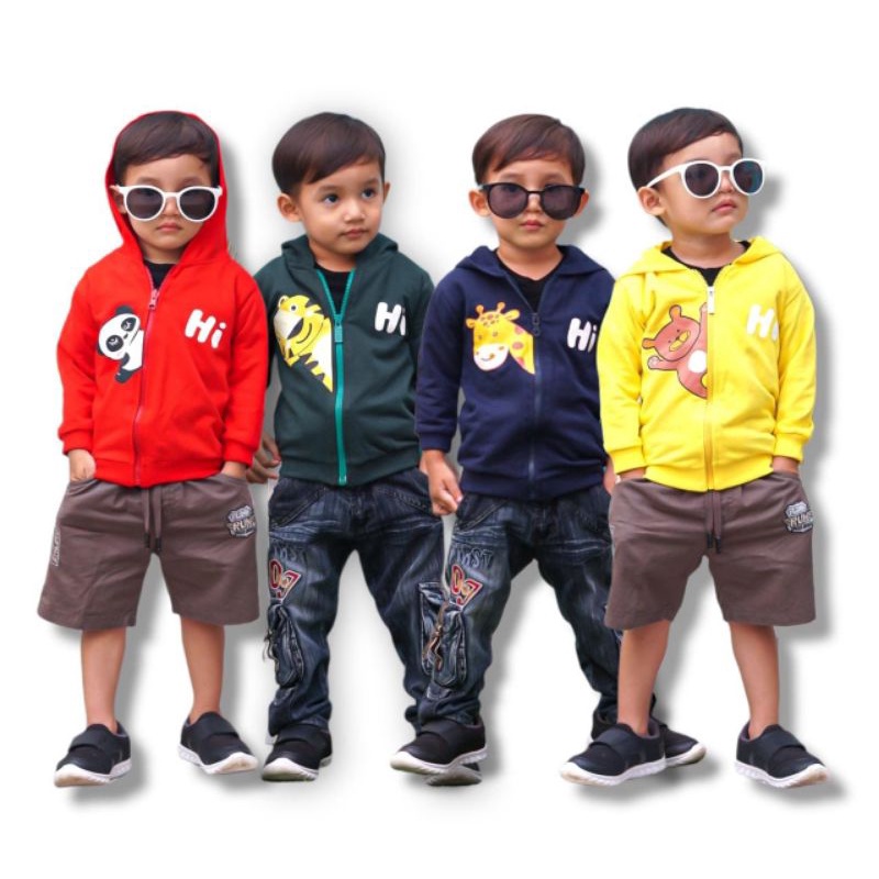 Afsheenastore Sweater Hoodie Anak Baby Hud 3D