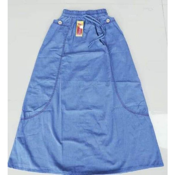 kulot levis ribbon kulot jeans ribbon/kulot levis saku kanan kiri-Rok MH