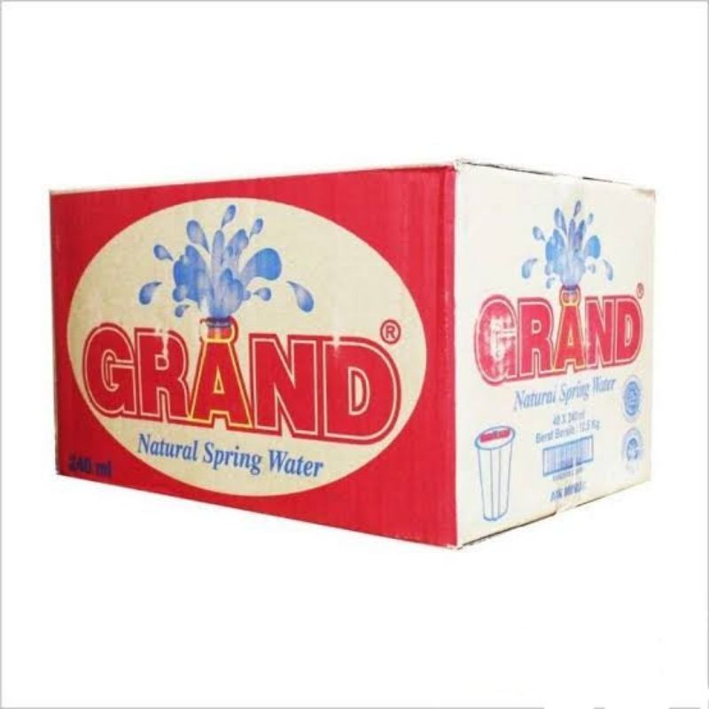 Air mineral grand gelas 1 dus isi 48