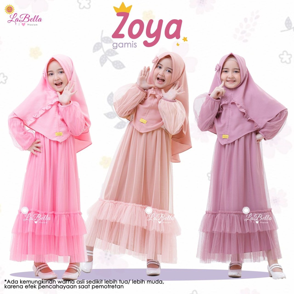 Gamis Pesta Anak Zoya by Labella