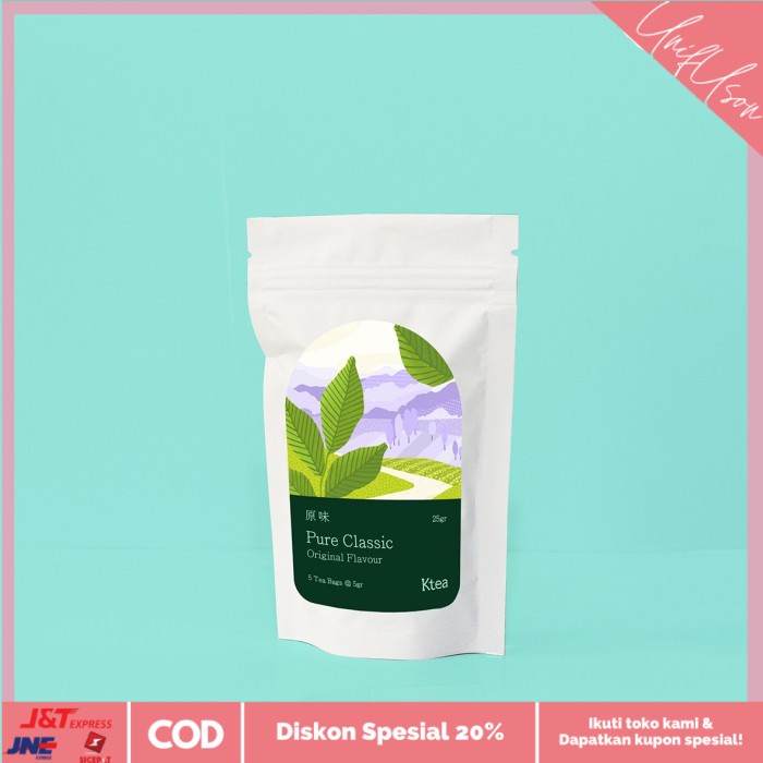 

⭐COD⭐ Pure Classic: Original Flavour Tea Bag - 25 gram