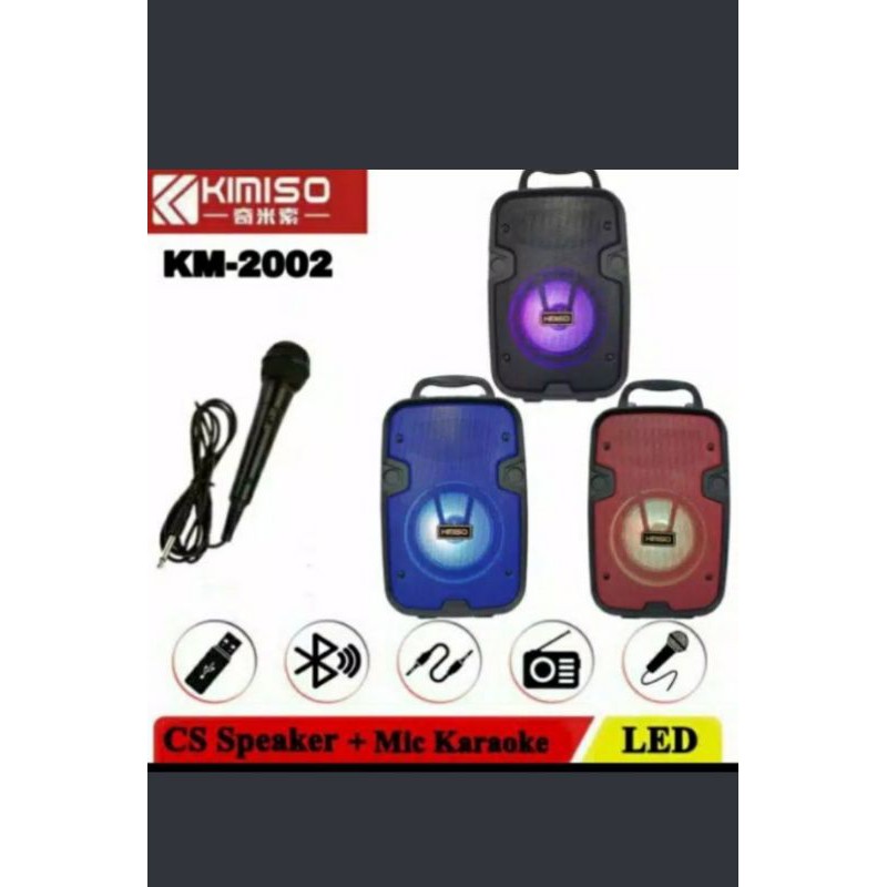 SPEAKER BLUETOOTH +MIC KARAOKE KIMISO
