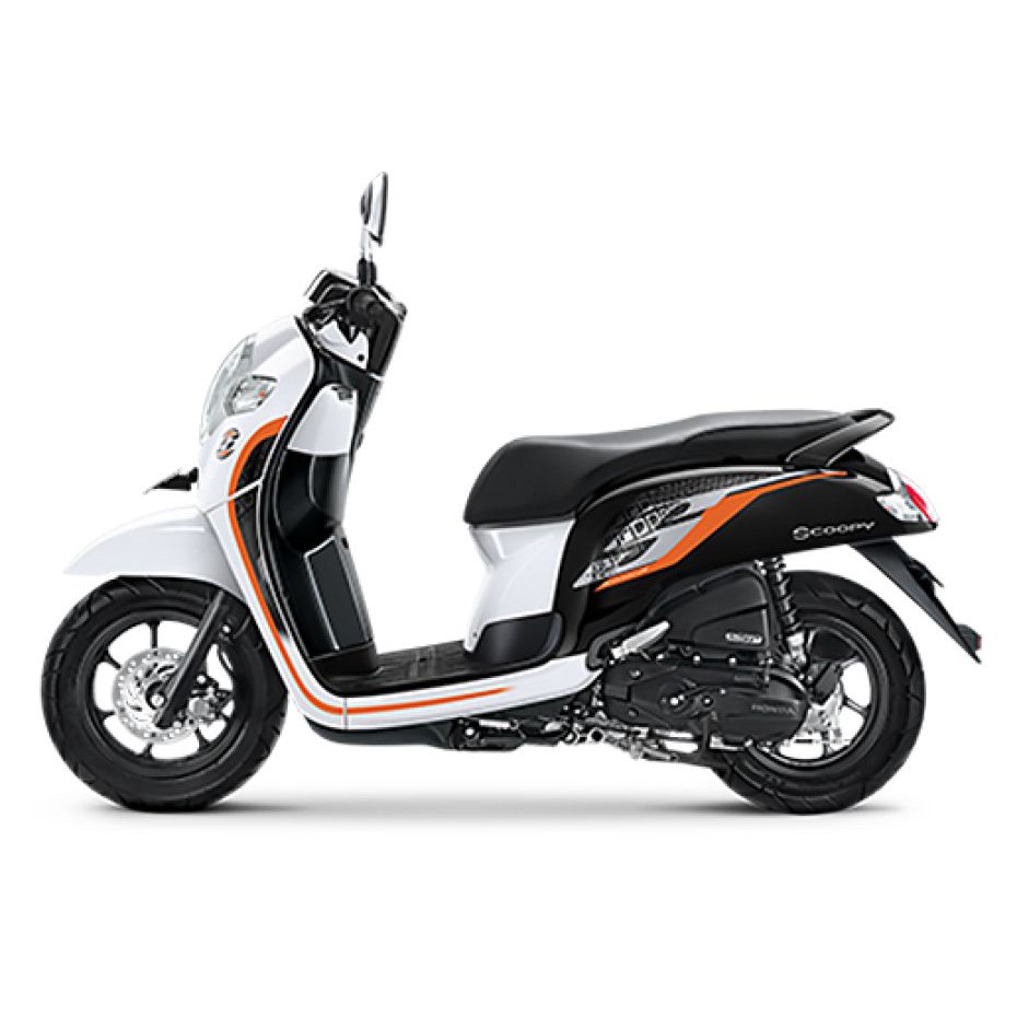 Stiker Motor Scoopy Sporty 2019 Orange Shopee Indonesia