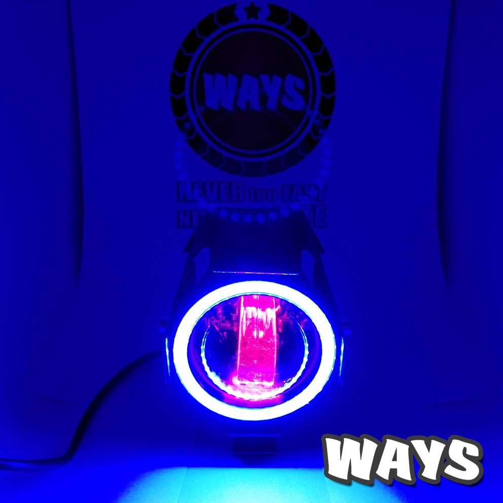 L076 | Lampu Sorot Tembak LED U7 Transformer Motor CB150 Vixion Xabre Ninja Nmax Aerox PCX Satria FU