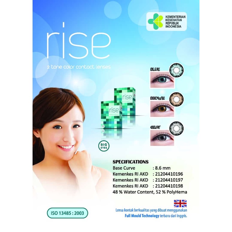 Softlens RISE Normal | FREE LENSCASE -KASIMURA