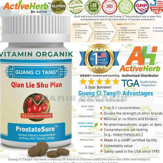 [[BISA COD]] Obat Prostat Qian Lie Shu Pian Herbal TERPERCAYA Kode 480