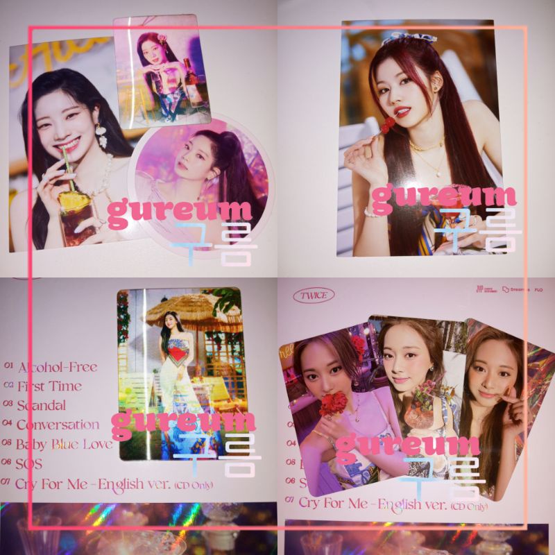 Jual [READY] TWICE - Taste Of Love Photocard Coaster Tasting Card Tzuyu ...