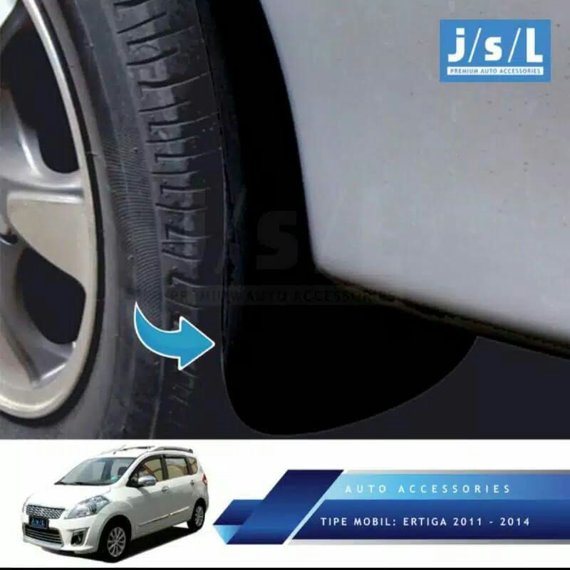 Mudguard Ertiga 2011-2014 Hitam Karpet Lumpur