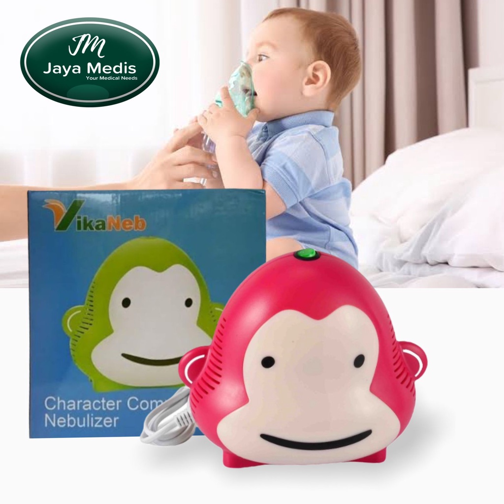 Compresor Nebulizer Character - Vikaneb Monkey Pink