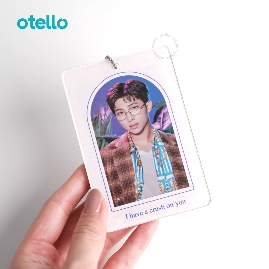 Otello Photocard Holder Acrylic Tempat PC Akrilik Frame Kpop Idol Card Holder Foto Custom UV Print Design