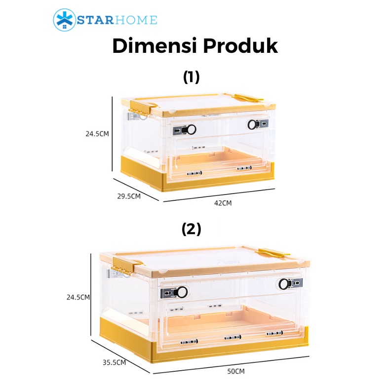 Storage Box Organizer Box Lipat Kotak Keranjang Tas Penyimpanan Pakaian Kotak Mainan Organizer Buku