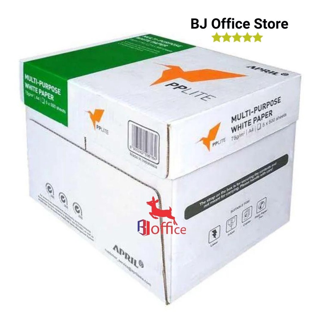 

RK PPLITE Kertas HVS A4 75 gram Paperlite - Isi 500 Lembar
