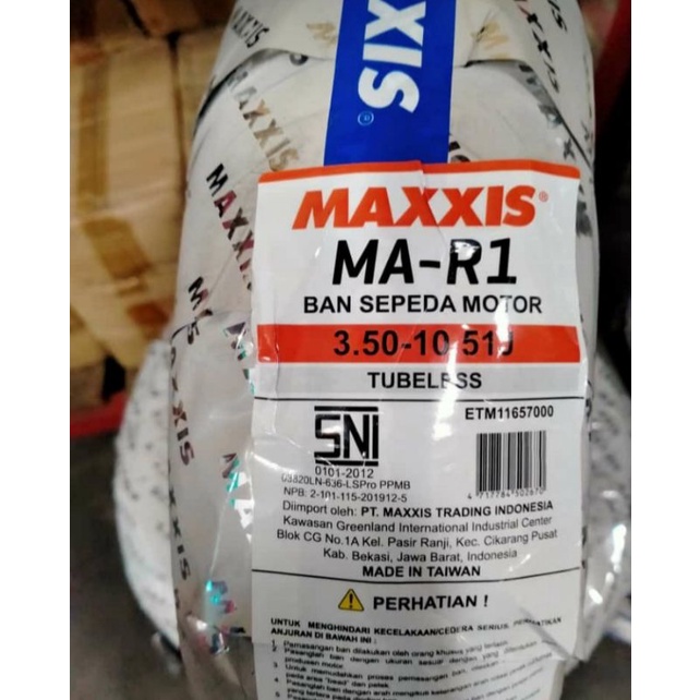 Ban motor Maxxis 3.50-10 MA-R1 vespa no pirelli michellin