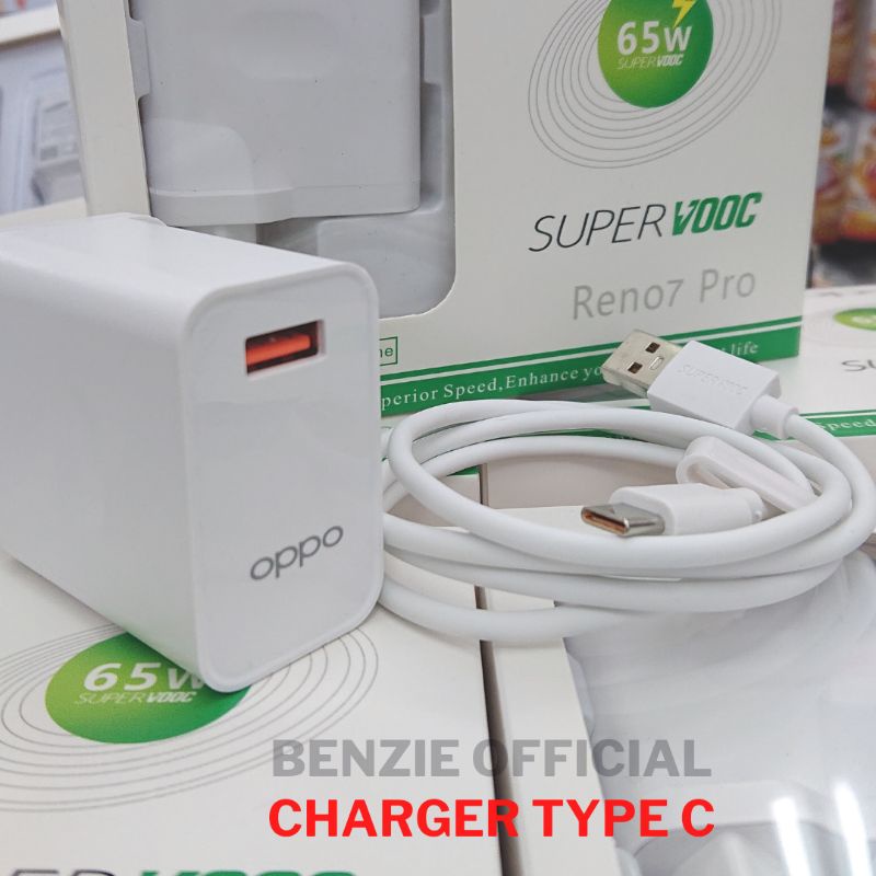 Charger Oppo Reno 7 Pro Kabel Type-C Original 30Watt suport all tipe oppo usb c