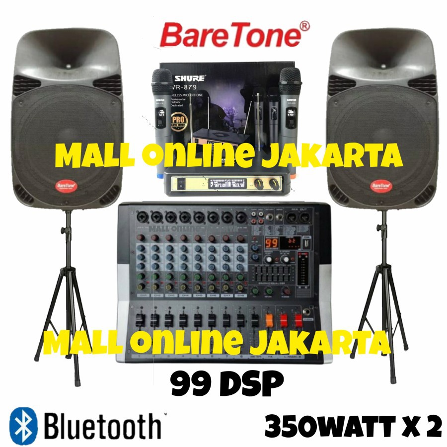 Sound system lapangan outdoor Baretone 15 inch 8 channel 99 dsp