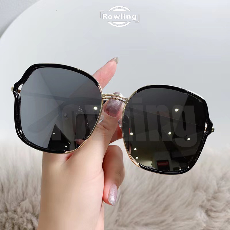 Rowling(ka-176)Kacamata  Hitam Terbaru WanitaTitanium Diamond Style Kacamata Fashion Murah/Kacamata Sunglasses Import Wanita Kacamata