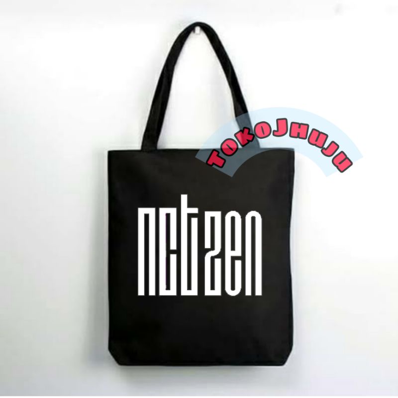 Totebag Zipper NCT Zen tas jinjing resleting