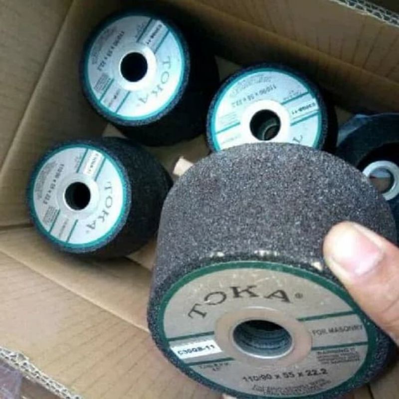 Jual Batu Gerinda Mangkok TOKA 4 inch grit 60 per dus isi 12 pcs ...