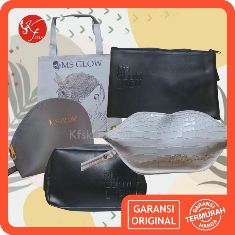 Pouch kosmetik , pouch ms glow , totebag ms glow