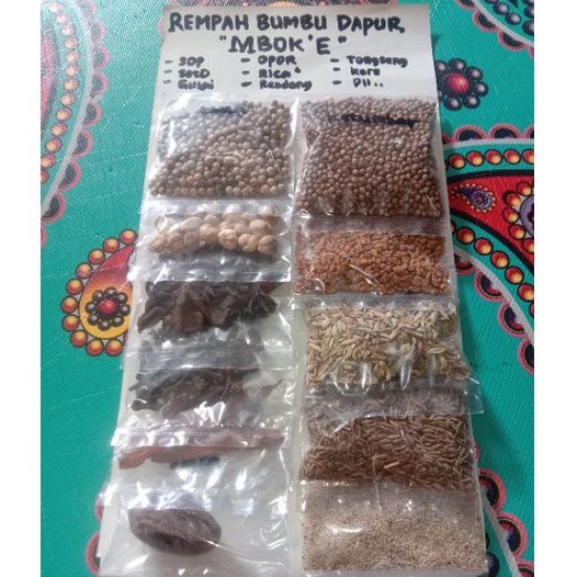 

BUMBU REMPAH DAPUR KOMPLIT NUSANTARA 11 VARIANT