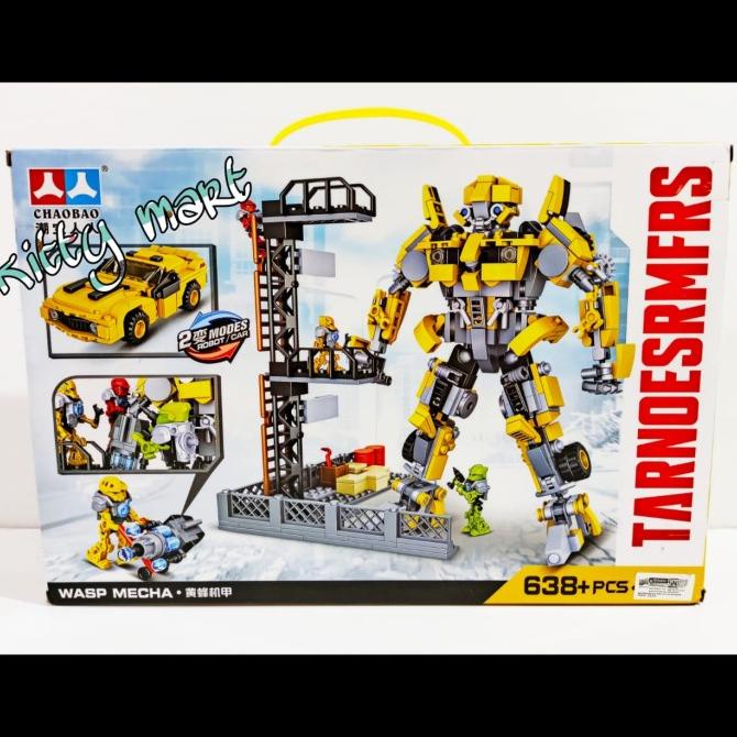 Lego Transformers Bumblebee 2 In 1 Mainan Robot Bumblebee