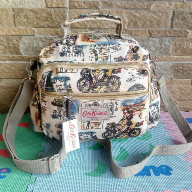 Tas cath kidston 3in1 bisa slempang, ransel dan jinjing