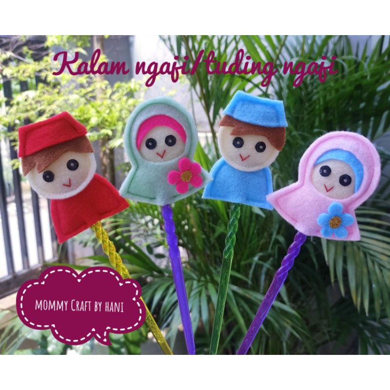 Kalam ngaji/tuding ngaji flanel