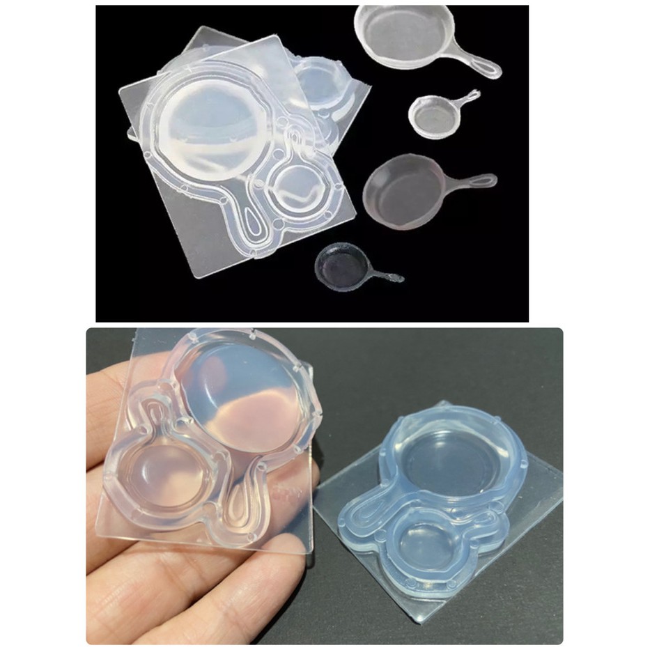 3d mold frying pan mold teflon panci masak miniature koleksi