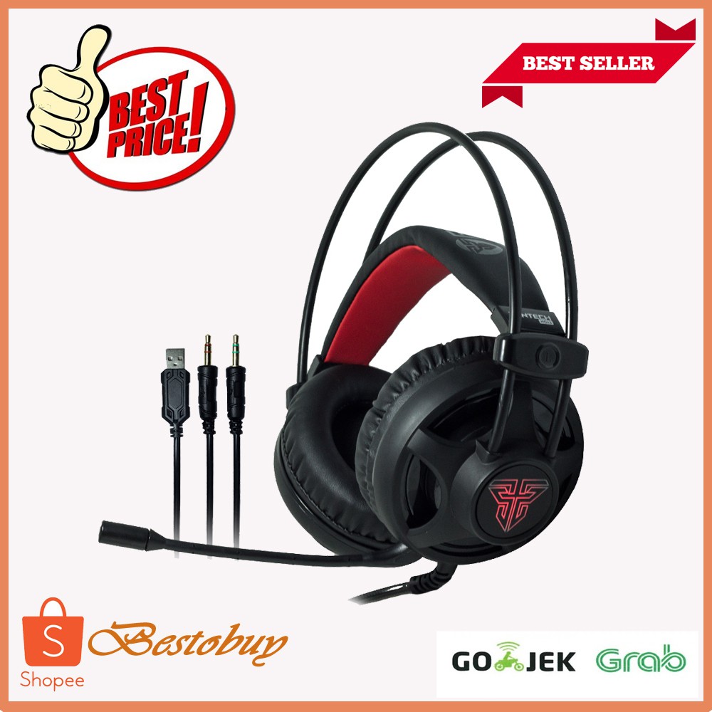  Fantech  HG13 Chief Headset Gaming BLACK Shopee Indonesia 