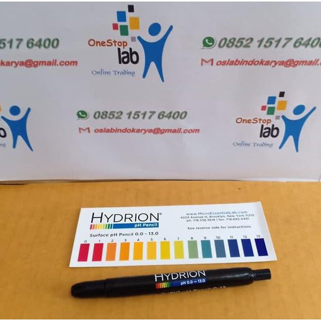 

Promo Hydrion P-12M pH Pencil 0-13 / pH Pensil / surface pH pencil Terbaru