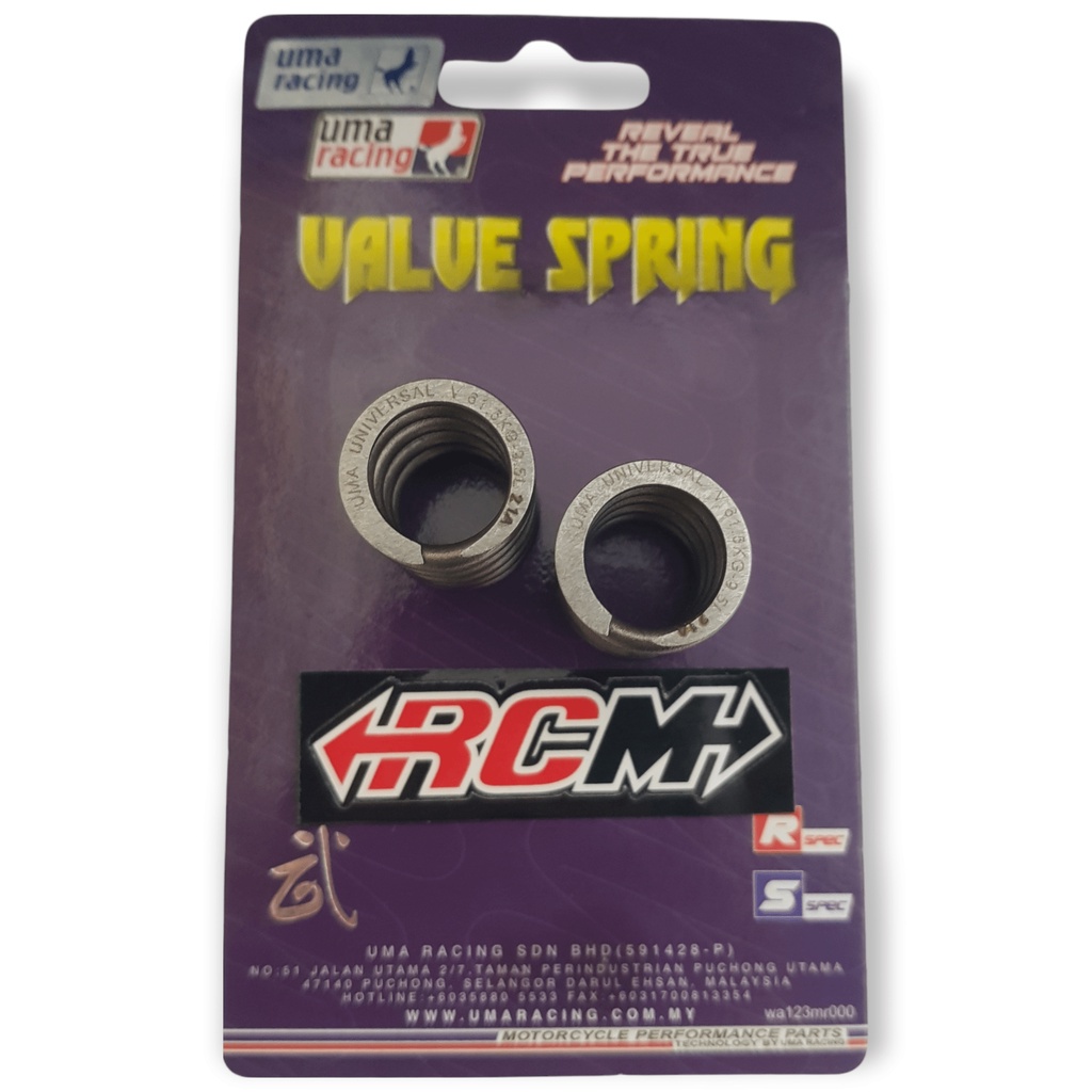 RACING VALVE PIR PER SPRING KLEP KELEP BEBEK MATIC JEPANG JAPAN AHRS ORI UK 32MM 32 MM UMA UNIVERSAL MOTOR JUPITER Z VEGA MIO BEAT VARIO DLL 32MM 32 MM PANJANG REAL 31.5MM 31.5 MM ORIGINAL SAMURAI UMA AHRS SMS R2 ASLI