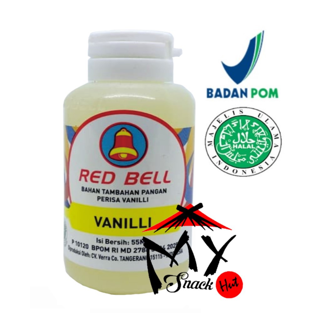 RED BELL PASTA VANILLI 55ML RED BEL PERISA SIRUP VANILI RED BELL PASTA VANILLI 55ML RED BEL PERISA SIRUP VANILI